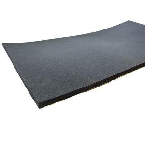 Neopreen Foam mat zelfklevend zwart